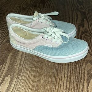 Vans Era 'Corduroy - Lilac Snow Blue Fog' - size 6 kids